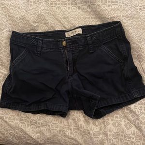 Navy blue Abercrombie and Fitch shorts